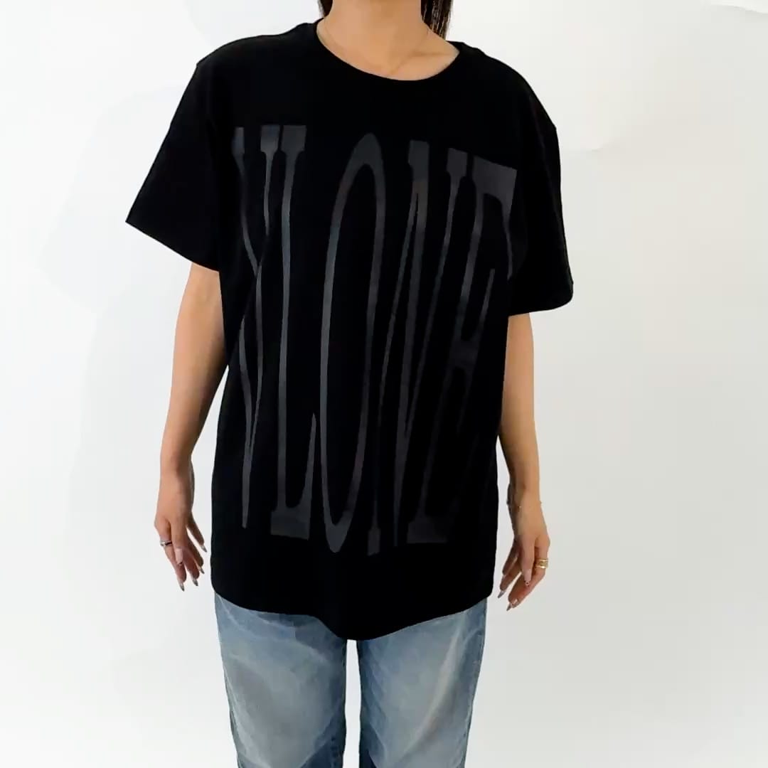 VLONE Tシャツ CLASSIC LOGO-VLONE TEE #BLACK/BLACK