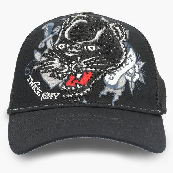 エドハーディー LEOPARD R-STONE CAP - SHOWCASE